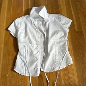 Hollister Cream Short Sleeve Top